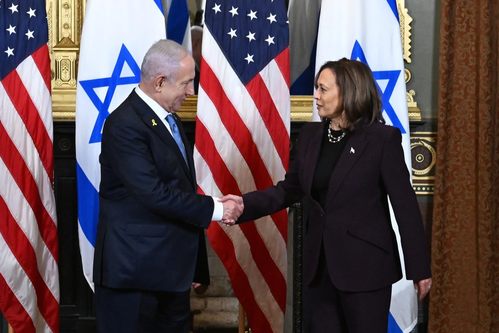 Harris describes suffering in Gaza and need for a cease-fire deal after meeting with Netanyahu