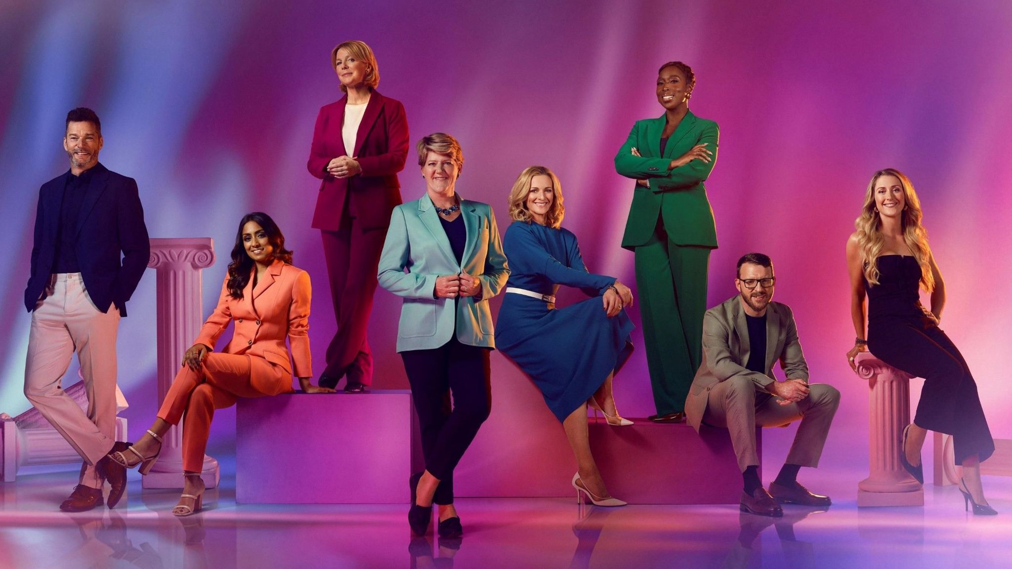 Fred Sirieix (far left) and Dame Laura Kenny (far right) will join BBC presenters (second left to right) Isa Guha, Hazel Irvine, Clare Balding, Gabby Logan, Jeanette Kwakye and JJ ChalmersImage source,BBC Sport Image caption, Fred Sirieix (far left) and Dame Laura Kenny (far right) will join BBC presenters (left to right) Isa Guha, Hazel Irvine, Clare Balding, Gabby Logan, Jeanette Kwakye and JJ Chalmers Presenters and pundits TV & iPlayer Leading BBC Sport’s TV coverage are presenters Clare Balding, Gabby Logan, Hazel Irvine, Isa Guha, Jeanette Kwakye, JJ Chalmers and Mark Chapman. Joining the studio guest line-up for the first time are Dame Laura Kenny, Great Britain's most decorated female Olympian, and television personality Fred Sirieix, whose daughter Andrea Spendolini-Sirieix will be aiming to win diving gold for Great Britain. Sir Chris Hoy, Dame Denise Lewis, Dame Jessica Ennis-Hill, Kate Richardson-Walsh, Beth Tweddle, Dame Katherine Grainger, Mark Foster, Michael Johnson, Nicola Adams and Rebecca Adlington are also part of the BBC Sport team in Paris. Radio & BBC Sounds Radio 5 Live's live coverage will be presented by Adrian Chiles, Mark Chapman, Tony Livesey, Eleanor Oldroyd and Kelly Cates. Olympians Victoria Pendleton, Louis Smith, Steve Parry, Karen Pickering and Jess Eddie are among the sporting stars providing insight and analysis. Listen - All About... Olympics Listen - Paris: Grassroots to Glory The Paris 2024 logo, representing the Olympic Games is displayed near the Eiffel Tower Image source,Getty Images Image caption, The Eiffel Tower will be a common sight for viewers during the Games BBC TV and live streaming schedule Event start times are subject to change and the BBC is not responsible for any that may be made. Also, coverage can be subject to late schedule changes, so details may differ from this page. Wednesday, 24 July Live coverage 14:20-21:05 – men’s rugby sevens – BBC iPlayer, BBC Sport Online & BBC Red Button 21:05-22:00 - men's football: France v USA second half - BBC iPlayer, BBC Sport Online & BBC Red Button Thursday, 25 July Live coverage 12:50-16:05 – men’s rugby sevens – BBC iPlayer, BBC Sport Online & BBC Red Button 16:05-18:05 - women’s football: Spain v Japan – BBC iPlayer, BBC Sport Online & BBC Red Button 18:50-22:05 – men’s rugby sevens quarter-finals – BBC iPlayer, BBC Sport Online & BBC Red Button Paris 2024 preview 19:00-21:00 - BBC Radio 5 Live Friday, 26 July Live coverage of the opening ceremony 17:45-22:00 - BBC One, BBC iPlayer, BBC Sport Online and BBC Red Button 19:00-22:00 - BBC Radio 5 Live Day One: Saturday, 27 July Live coverage 06:00-09:00 – 5 live Olympic Breakfast – BBC Radio 5 Live 07:20-23:00 – Olympics Extra – BBC iPlayer, BBC Sport Online & BBC Red Button 08:00-13:00 – BBC One 09:00-22:00 – BBC Radio 5 Live 13:15-18:10 – BBC One 18:10-18:30 – BBC Two 18:30-22:00 - BBC One Highlights 22:30-23:50 – Tonight at the Games – BBC One Day Two: Sunday, 28 July Live coverage 06:00-09:00 – 5 live Olympic Breakfast – BBC Radio 5 Live 07:20-23:00 – Olympics Extra – BBC iPlayer, BBC Sport Online & BBC Red Button 08:00-12:45 – BBC One 10:00-22:00 – BBC Radio 5 Live 13:00-18:00 – BBC One 18:00-18:25 - BBC Two 18:25-22:00 – BBC One Highlights 22:30-00:00 – Tonight at the Games – BBC One Day Three: Monday, 29 July Live coverage 06:00-09:00 – 5 live Olympic Breakfast – BBC Radio 5 Live 07:20-23:00 – Olympics Extra – BBC iPlayer, BBC Sport Online & BBC Red Button 08:00-13:00 – BBC One 10:00-22:00 – BBC Radio 5 Live 13:00-13:45 – BBC Two 13:45-18:00 – BBC One 18:00-19:00 – BBC Two 19:00-22:00 – BBC One Highlights 22:40-00:10 – Tonight at the Games – BBC One Day Four: Tuesday, 30 July Live coverage 06:00-09:00 – 5 live Olympic Breakfast – BBC Radio 5 Live 06:45-11:00 – BBC One 06:45-23:00 – Olympics Extra – BBC iPlayer, BBC Sport Online & BBC Red Button 10:00-22:00 – BBC Radio 5 Live 11:00-13:00 - BBC One 13:00-13:45 – BBC Two 13:45-18:00 – BBC One 18:00-19:00 – BBC Two 19:00-22:00 – BBC One Highlights 22:40-00:10 – Tonight at the Games – BBC One Andrea Spendolini-Sirieix Image source,Getty Images Image caption, British diver Andrea Spendolini-Sirieix will hope to compete for a medal in the women's synchronised 10m platform final on 31 July and the women's individual final on 6 August Day Five: Wednesday, 31 July Live coverage 06:00-09:00 – 5 live Olympic Breakfast – BBC Radio 5 Live 06:45-11:00 – BBC One 06:45-23:00 – Olympics Extra – BBC iPlayer, BBC Sport Online & BBC Red Button 10:00-22:00 – BBC Radio 5 Live 11:00-13:00 - BBC One 13:00-13:45 – BBC Two 13:45-18:00 – BBC One 18:00-19:00 – BBC Two 19:00-22:00 – BBC One Highlights 22:40-00:10 – Tonight at the Games – BBC One Day Six: Thursday, 1 August Live coverage 06:00-09:00 – 5 live Olympic Breakfast – BBC Radio 5 Live 06:20-23:00 – Olympics Extra – BBC iPlayer, BBC Sport Online & BBC Red Button 08:00-13:00 – BBC One 10:00-22:00 – BBC Radio 5 Live 13:00-13:45 – BBC Two 13:45-18:00 – BBC One 18:00-19:00 – BBC Two 19:00-22:00 – BBC One Highlights 22:40-00:10 – Tonight at the Games – BBC One Day Seven: Friday, 2 August Live coverage 06:00-09:00 – 5 live Olympic Breakfast – BBC Radio 5 Live 07:20-23:00 – Olympics Extra – BBC iPlayer, BBC Sport Online & BBC Red Button 08:00-13:00 – BBC One 10:00-22:00 – BBC Radio 5 Live 13:00-13:45 – BBC Two 13:45-18:00 – BBC One 18:00-19:00 – BBC Two 19:00-22:00 – BBC One Highlights 22:40-00:10 – Tonight at the Games – BBC One Dina Asher-Smith Image source,Getty Image caption, Britain's Dina Asher-Smith hopes to win gold in the women's 100m final at 20:20 BST on 3 August Day Eight: Saturday, 3 August Live coverage 06:00-09:00 – 5 live Olympic Breakfast – BBC Radio 5 Live 06:50-23:00 – Olympics Extra – BBC iPlayer, BBC Sport Online & BBC Red Button 08:00-13:00 – BBC One 10:00-22:00 – BBC Radio 5 Live 13:15-18:00 – BBC One 18:00-18:20 - BBC Two 18:20-22:00 – BBC One Highlights 22:20-23:50 – Tonight at the Games – BBC One Zharnel Hughes Image source,Getty Images Image caption, British record holder Zharnel Hughes is aiming to win gold in the men's 100m final at 20:50 BST on Sunday Day Nine: Sunday, 4 August Live coverage 06:00-09:00 – 5 live Olympic Breakfast – BBC Radio 5 Live 07:20-23:00 – Olympics Extra – BBC iPlayer, BBC Sport Online & BBC Red Button 08:00-13:00 – BBC One 10:00-22:00 – BBC Radio 5 Live 13:15-17:00 – BBC One 17:25-22:00 – BBC One Highlights 22:30-00:00 – Tonight at the Games – BBC One Day 10: Monday, 5 August Live coverage 06:00-09:00 – 5 live Olympic Breakfast – BBC Radio 5 Live 06:45-23:00 – Olympics Extra – BBC iPlayer, BBC Sport Online & BBC Red Button 06:45-13:00 – BBC One 10:00-22:00 – BBC Radio 5 Live 13:00-13:45 – BBC Two 13:45-18:00 – BBC One 18:00-19:00 – BBC Two 19:00-22:00 – BBC One Highlights 22:40-00:10 – Tonight at the Games – BBC One Sky Brown Image source,Getty Images Image caption, Sky Brown, who won a bronze medal at the Tokyo Olympics at the age of just 13 years and 28 days, will hope to win gold in the women's skateboarding park final on 6 August Day 11: Tuesday, 6 August Live coverage 06:00-09:00 – 5 live Olympic Breakfast – BBC Radio 5 Live 07:45-23:00 – Olympics Extra – BBC iPlayer, BBC Sport Online & BBC Red Button 08:00-13:00 – BBC One 10:00-22:00 – BBC Radio 5 Live 13:00-13:45 – BBC Two 13:45-18:00 – BBC One 18:00-19:00 – BBC Two 19:00-22:00 – BBC One Highlights 22:40-00:10 – Tonight at the Games – BBC One Day 12: Wednesday, 7 August Live coverage 06:00-09:00 – 5 live Olympic Breakfast – BBC Radio 5 Live 06:15-23:00 – Olympics Extra – BBC iPlayer, BBC Sport Online & BBC Red Button 08:00-13:00 – BBC One 10:00-22:00 – BBC Radio 5 Live 13:00-13:45 – BBC Two 13:45-18:00 – BBC One 18:00-19:00 – BBC Two 19:00-22:00 – BBC One Highlights 22:40-00:10 – Tonight at the Games – BBC One Day 13: Thursday, 8 August Live coverage 06:00-09:00 – 5 live Olympic Breakfast – BBC Radio 5 Live 06:20-23:00 – Olympics Extra – BBC iPlayer, BBC Sport Online & BBC Red Button 08:00-13:00 – BBC One 10:00-22:00 – BBC Radio 5 Live 13:00-13:45 – BBC Two 13:45-18:00 – BBC One 18:00-19:00 – BBC Two 19:00-22:00 – BBC One Highlights 22:40-00:10 – Tonight at the Games – BBC One Katarina Johnson-Thompson Image source,Getty Image caption, Katarina Johnson-Thompson is competing in the heptathlon competition on 8 and 9 August Day 14: Friday, 9 August Live coverage 06:00-09:00 – 5 live Olympic Breakfast – BBC Radio 5 Live 06:20-23:00 – Olympics Extra – BBC iPlayer, BBC Sport Online & BBC Red Button 08:00-13:00 – BBC One 10:00-22:00 – BBC Radio 5 Live 13:00-13:45 – BBC Two 13:45-18:00 – BBC One 18:00-19:00 – BBC Two 19:00-22:00 – BBC One Highlights 22:40-00:10 – Tonight at the Games – BBC One Day 15: Saturday, 10 August Live coverage 06:00-09:00 – 5 live Olympic Breakfast – BBC Radio 5 Live 06:45-13:15 – BBC One 06:45-22:00 – Olympics Extra – BBC iPlayer, BBC Sport Online & BBC Red Button 10:00-22:00 – BBC Radio 5 Live 13:30-17:30 – BBC One 17;30-17:50 - BBC Two 17:50-22:00 – BBC One Highlights 22:20-23:50 – Tonight at the Games – BBC One Day 16: Sunday, 11 August Live coverage 06:00-09:00 – 5 live Olympic Breakfast – BBC Radio 5 Live 06:50-13:15 – BBC One 06:50-18:00 – Olympics Extra – BBC iPlayer, BBC Sport Online & BBC Red Button 10:00-22:00 – BBC Radio 5 Live 13:30-17:35 – BBC One 19:25-22:30 – BBC One - closing ceremony