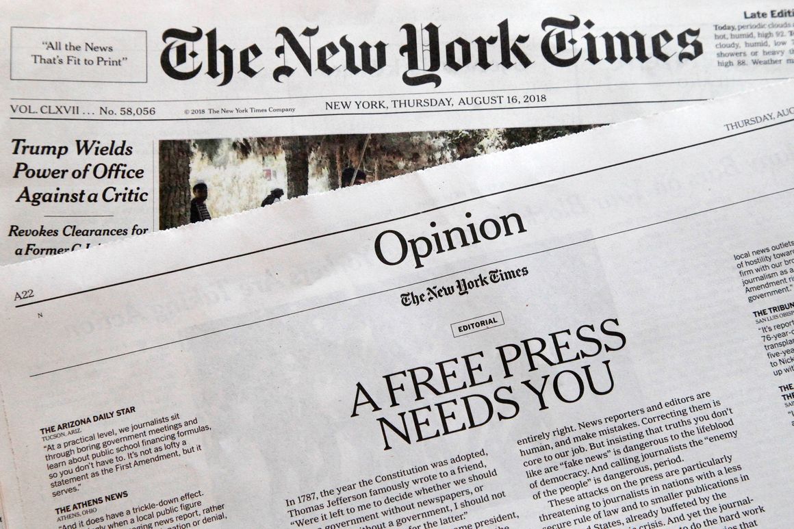 The New York Times Opinion Pages A Marketplace of Ideas